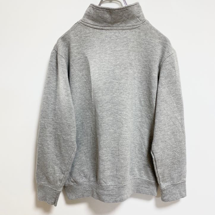 古着 used　COASTALSWELL　長袖ハーフジップスウェット　トレーナー　ワンポイント　マートルビーチ　グレー　Sサイズ