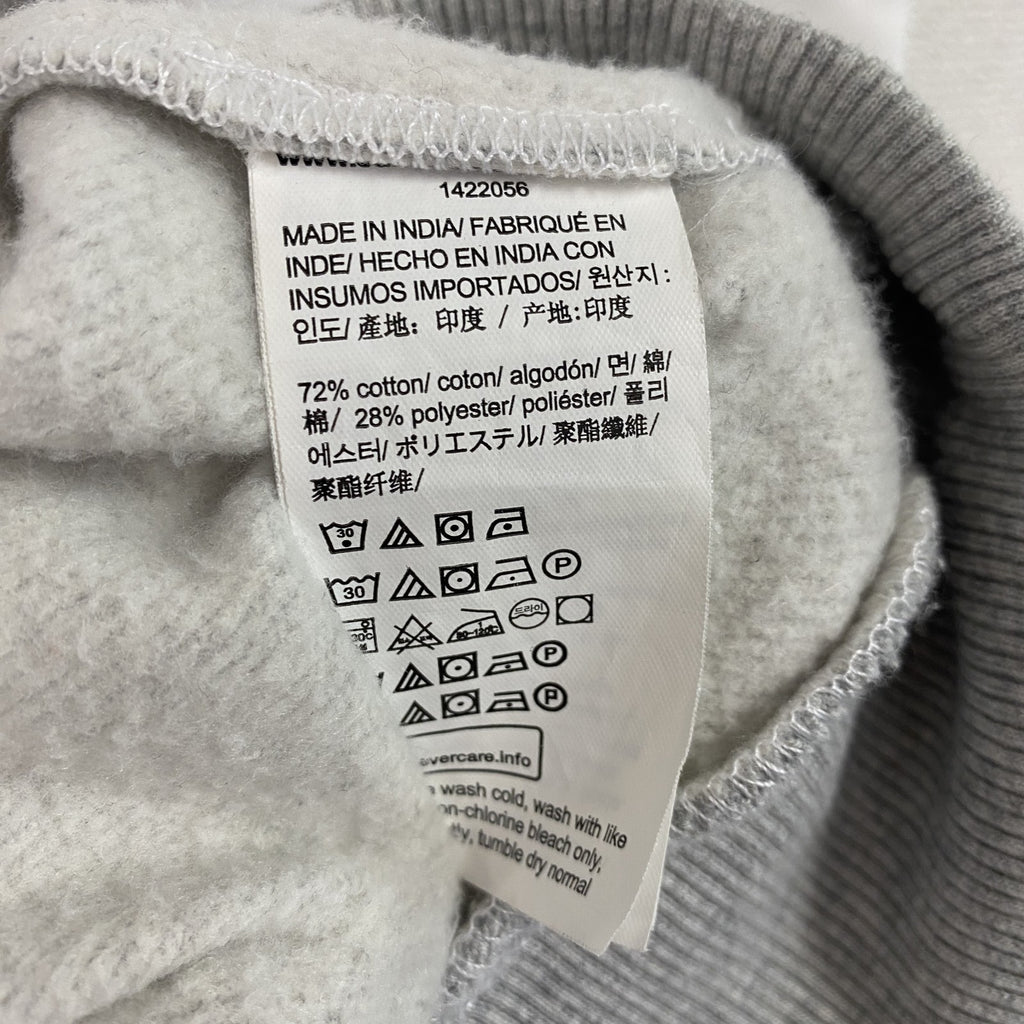 CALVIN KLEIN JEANS　カルバンクラインジーンズ　スウェット/トレーナー　デカロゴ　灰色　霜降りグレー　Lサイズ