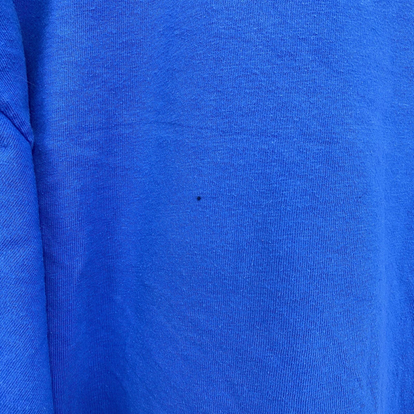 古着 used　半袖プリントTシャツ　レトロデザイン　クルーネック　シングルステッチ　グランドキャニオン　青　ブルー　Lサイズ