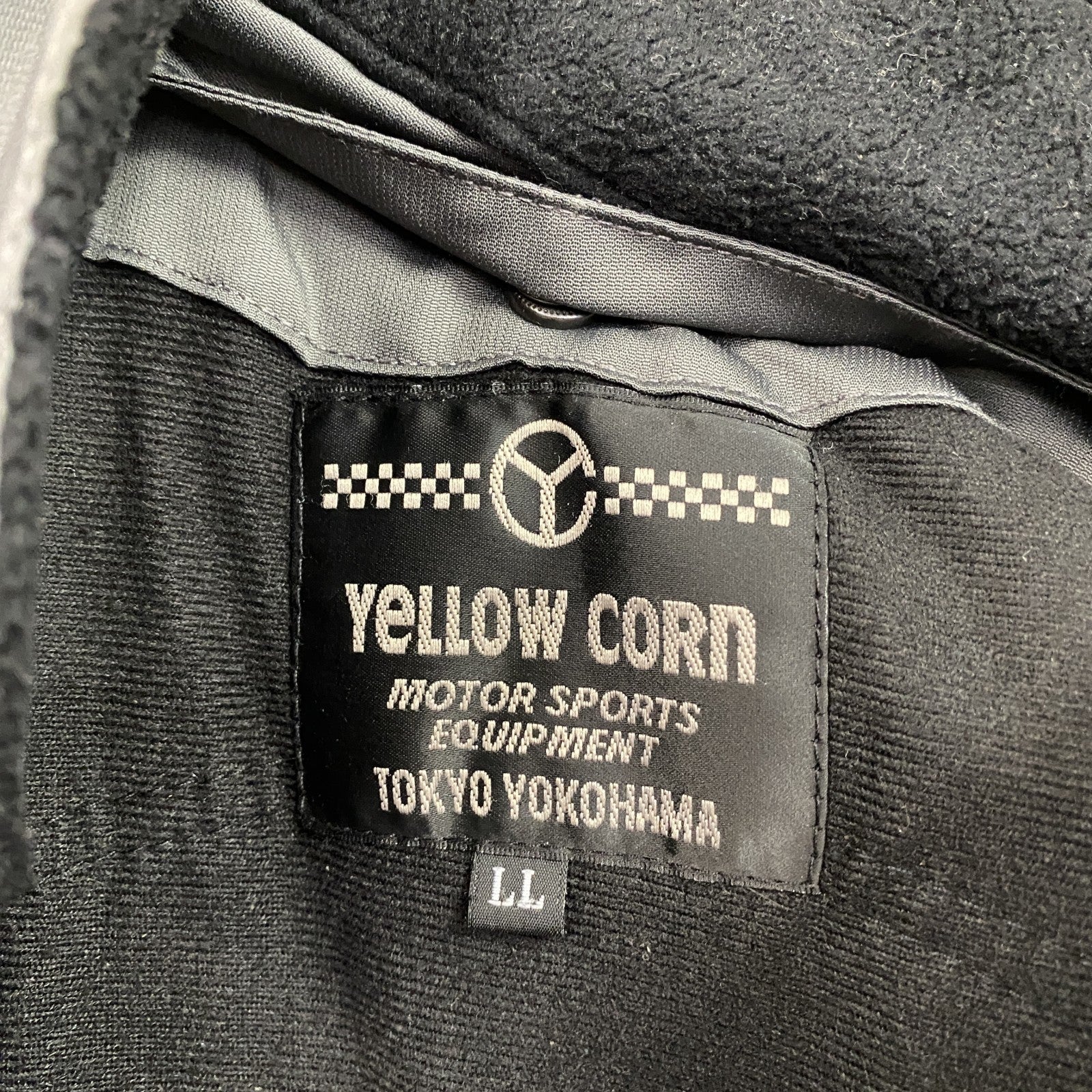 YELLOW CORN　イエローコーン　ウィンタージャケット　ライディングジャケット　中綿入り　グレー　XLサイズ
