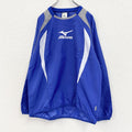 MIZUNO　ミズノ　プルオーバージャケット　デカロゴ　青　ブルー　Lサイズ