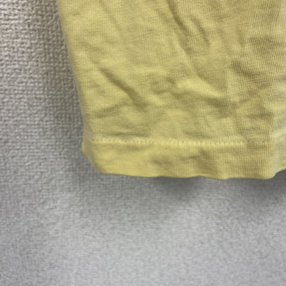 古着 used　HOBIE HEAVY　半袖ポケットTシャツ　80s　USA製　シングルステッチ　黄　イエロー　XLサイズ