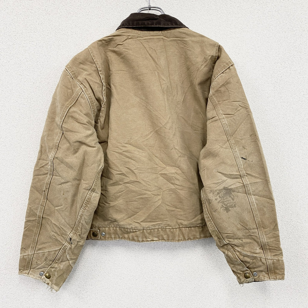 Carhartt　カーハート　デトロイトジャケット　フルジップダックジャケット　ブランケットライナー　茶色　ブラウン　Lサイズ