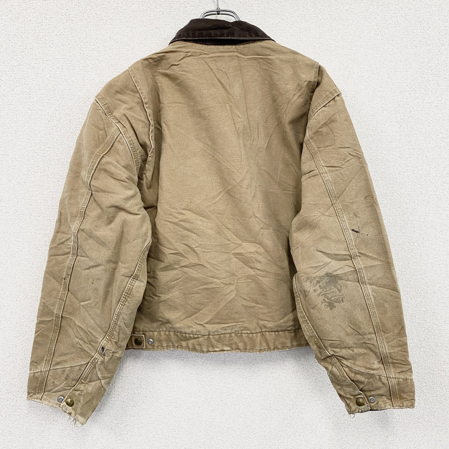 Carhartt　カーハート　デトロイトジャケット　フルジップダックジャケット　ブランケットライナー　茶色　ブラウン　Lサイズ