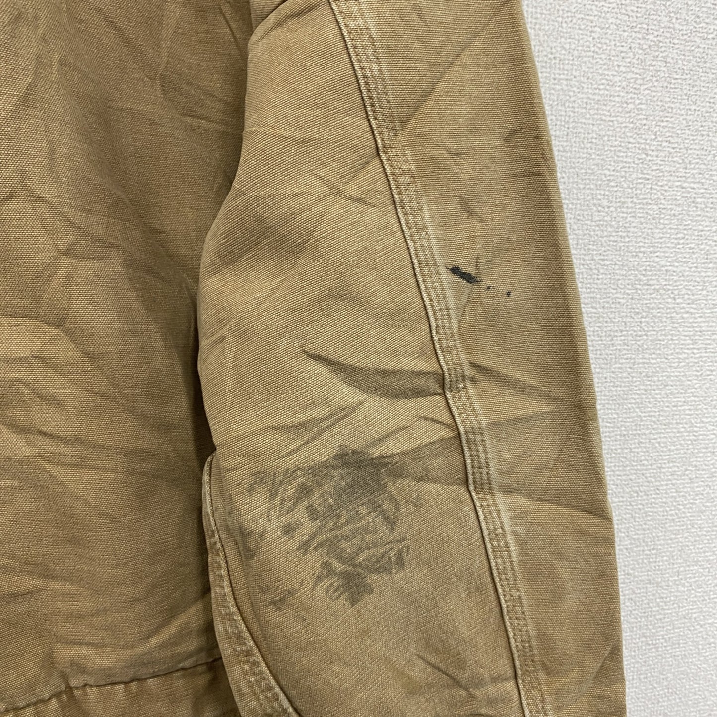 Carhartt　カーハート　デトロイトジャケット　フルジップダックジャケット　ブランケットライナー　茶色　ブラウン　Lサイズ