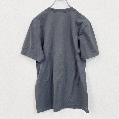 古着 used　ナイキ　NIKE　半袖プリントTシャツ　スニーカー　灰色　グレー　クルーネック　レトロデザイン　Sサイズ
