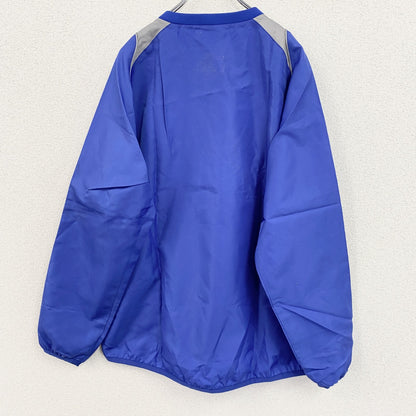MIZUNO　ミズノ　プルオーバージャケット　デカロゴ　青　ブルー　Lサイズ