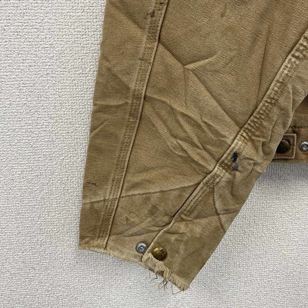 Carhartt　カーハート　デトロイトジャケット　フルジップダックジャケット　ブランケットライナー　茶色　ブラウン　Lサイズ