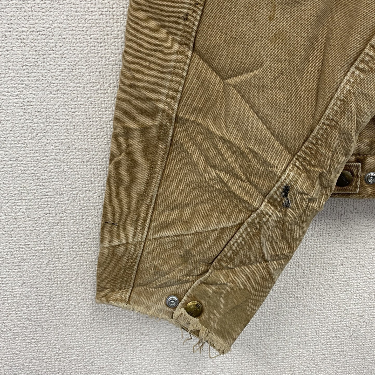 Carhartt　カーハート　デトロイトジャケット　フルジップダックジャケット　ブランケットライナー　茶色　ブラウン　Lサイズ