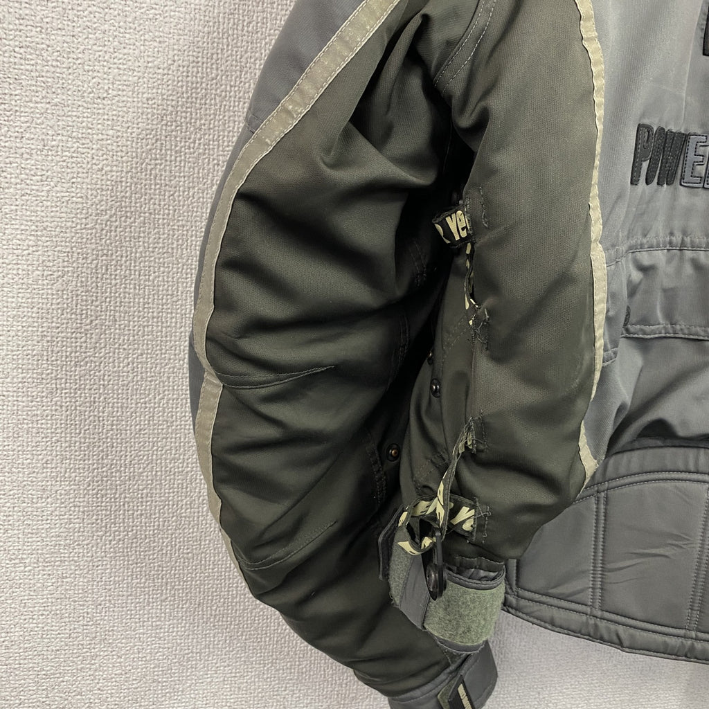 YELLOW CORN　イエローコーン　ウィンタージャケット　ライディングジャケット　中綿入り　グレー　XLサイズ