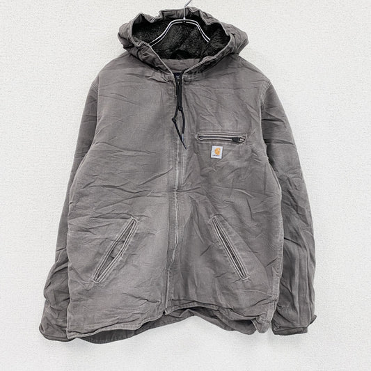 Carhartt　カーハート　LOOSE FIT　シエラジャケット　フルジップダックパーカー　ボアライナー　グレー　Mサイズ