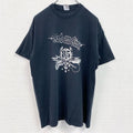 古着 used 　半袖音楽プリントTシャツ　フェスT　ロックアムリング　黒　ブラック　クルーネック　ロック　Lサイズ