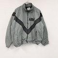 00s　米軍　U.S.ARMY　IPFU　トレーニングジャケット　ナイロンジャケット　ヴィンテージ　灰色　グレー　Lサイズ