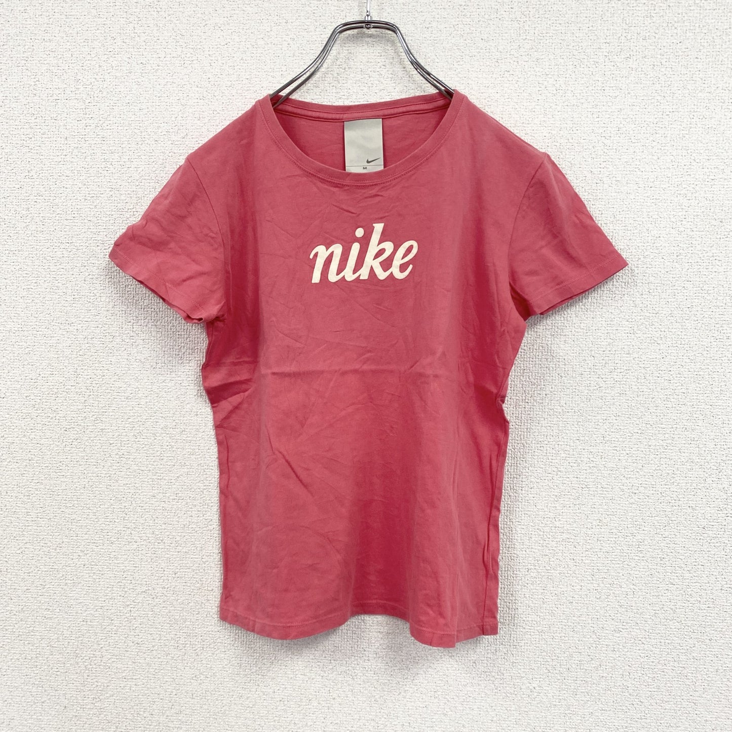 NIKE　ナイキ　半袖プリントTシャツ　ピンク　Mサイズ