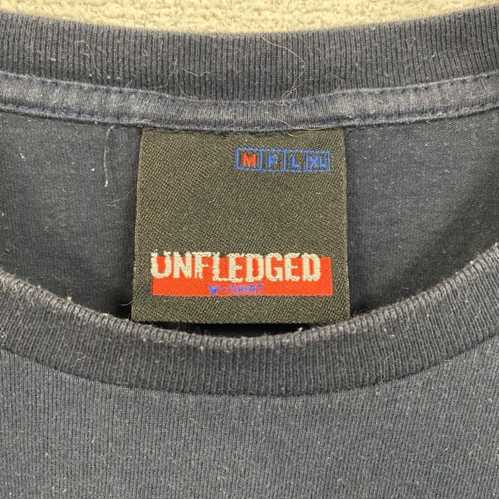 古着 used 　半袖プリントTシャツ　中指　レントゲン　骨　100%コットン　黒　ブラック　クルーネック　Mサイズ
