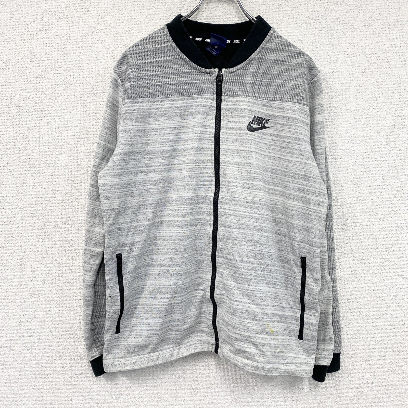 NIKE　ナイキ　トラックジャケット/ジャージ　灰色　グレー　Lサイズ
