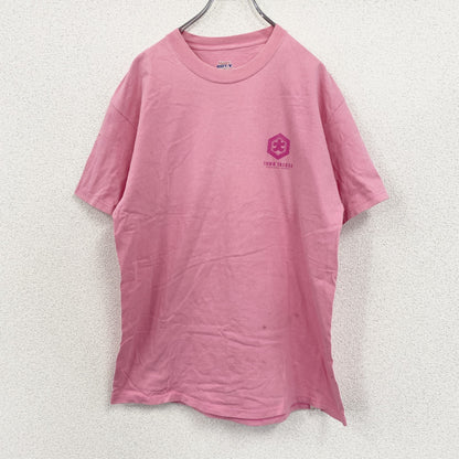 Hanes　ヘインズ　半袖プリントTシャツ　ハワイ出雲大社　ピンク　Lサイズ