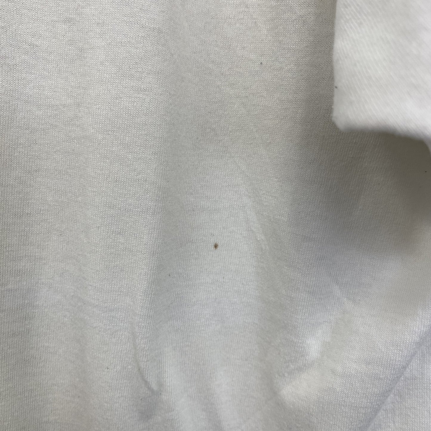 古着 used　半袖プリントTシャツ　レトロデザイン　クルーネック　シングルステッチ　90s　ヴィンテージ　白　ホワイト　Lサイズ