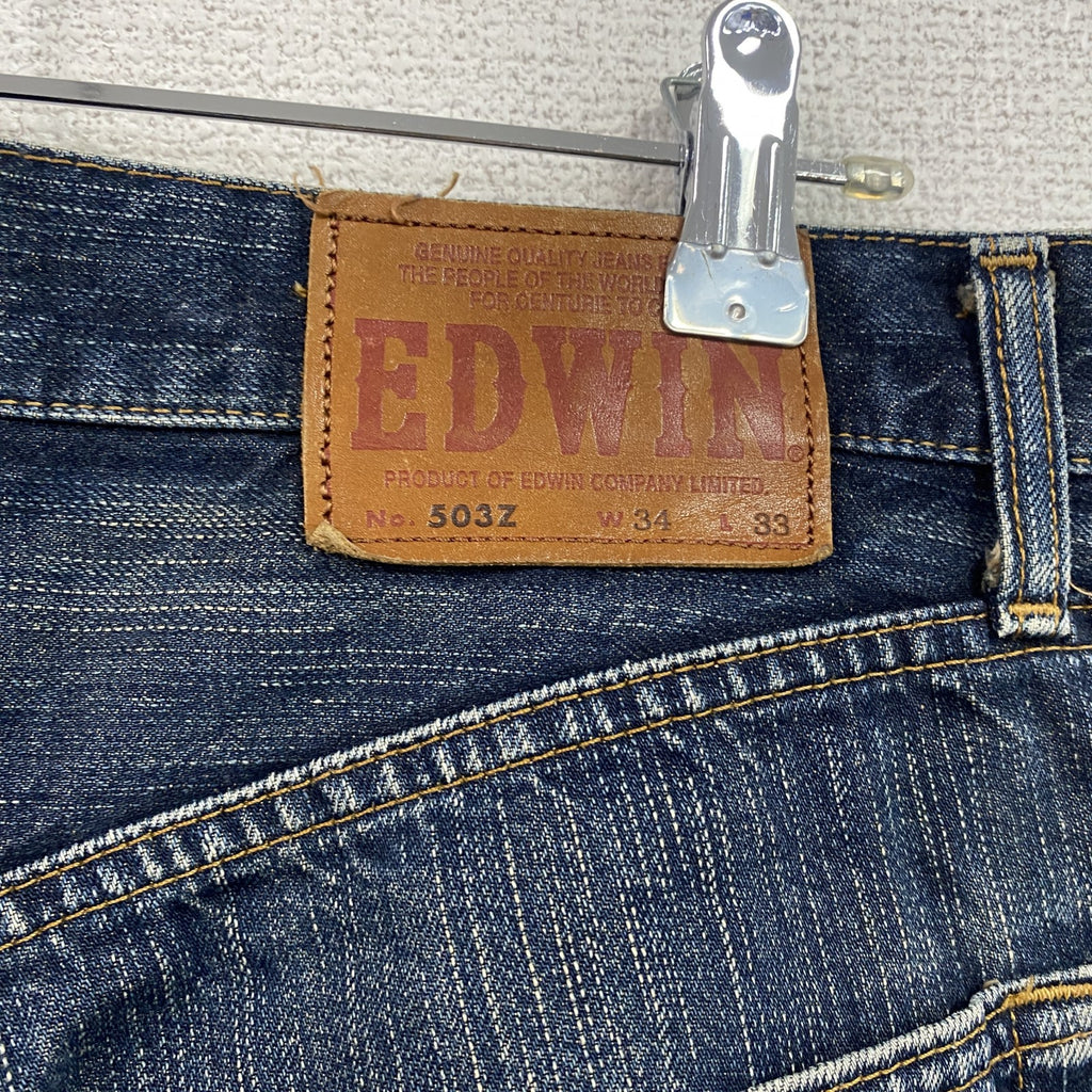 EDOWIN　エドウィン　デニムパンツ/ジーンズ　ジップフライ　インディゴ　W334イズ