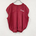 90s　NIKE　ナイキ　コットンニットベスト　ヴィンテージ　赤　レッド　XLサイズ
