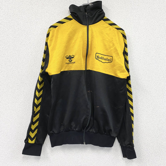 ～90s　hummel　ヒュンメル　トラックジャケット/ジャージ　ヴィンテージ　黄色　イエロー　44サイズ