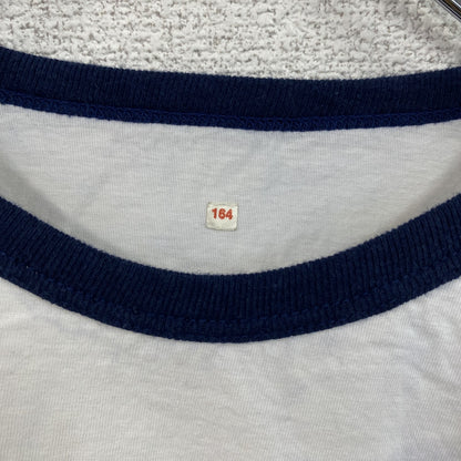 古着 used 　半袖プリントTシャツ　Kawasaki　カワサキ　リンガーT　レーシング　レトロデザイン　クルーネック