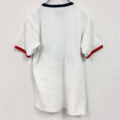 古着 used 　半袖プリントTシャツ　Kawasaki　カワサキ　リンガーT　レーシング　レトロデザイン　クルーネック