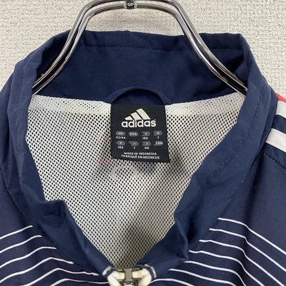 00s　adidas　アディダス　フルジップトラックジャケット/ジャージ　フランス代表　紺　ネイビー　XOサイズ