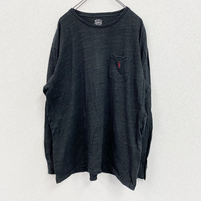 POLO RALPH LAUREN　ポロ ラルフローレン　長袖Tシャツ/ロンT　ダークグレー　XLサイズ