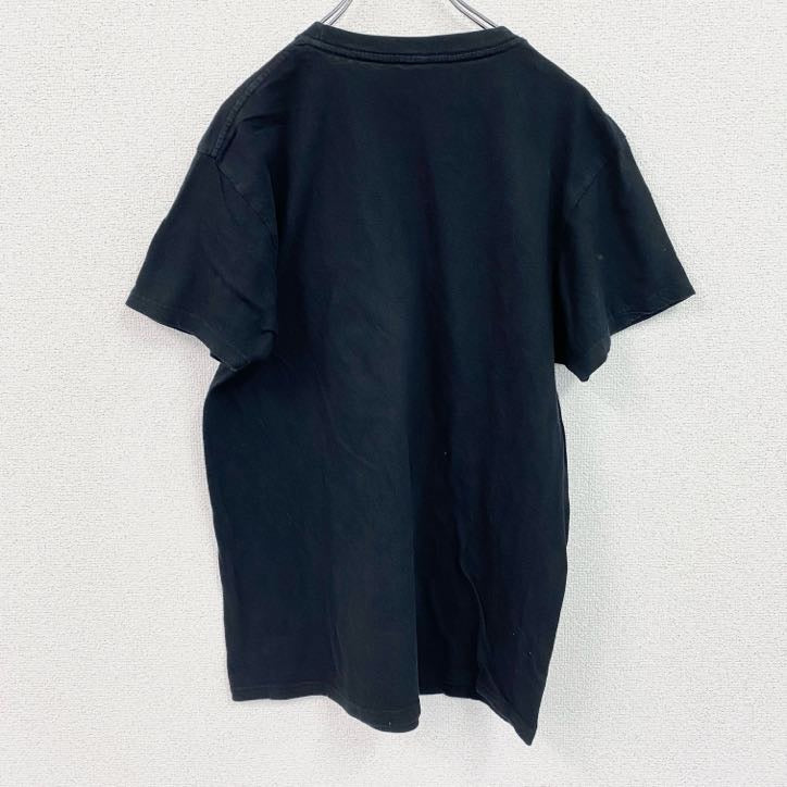 古着 used 　半袖音楽プリントTシャツ　ウータン　ヒップホップ　定番　黒　ブラック　クルーネック　レトロデザイン