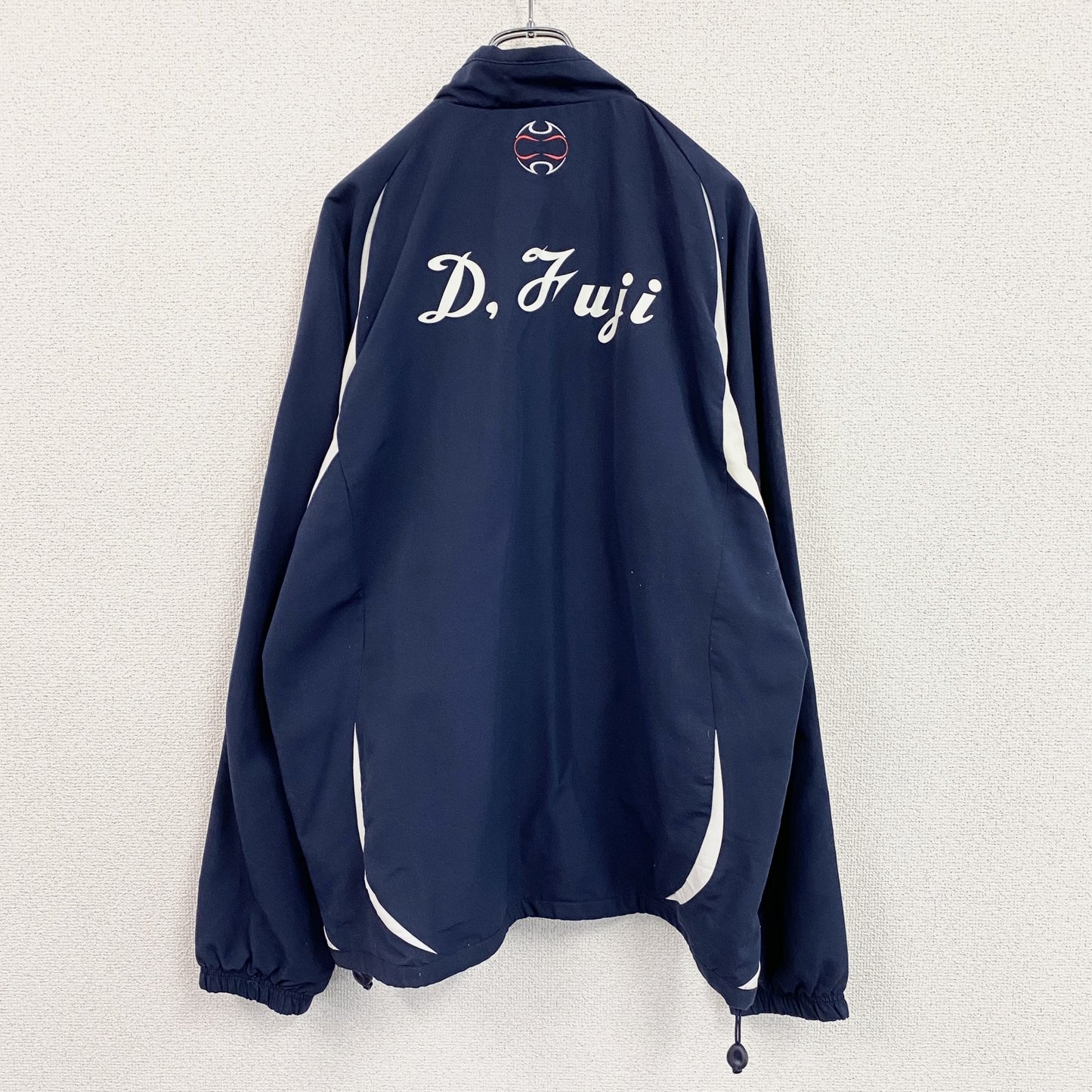 00s　adidas　アディダス　フルジップトラックジャケット/ジャージ　フランス代表　紺　ネイビー　XOサイズ