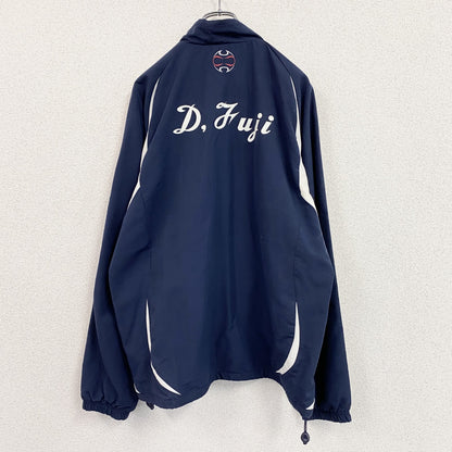 00s　adidas　アディダス　フルジップトラックジャケット/ジャージ　フランス代表　紺　ネイビー　XOサイズ