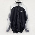 90s　adidas　アディダス　トラックジャケット/ジャージ　ヴィンテージ　黒　ブラック　Lサイズ