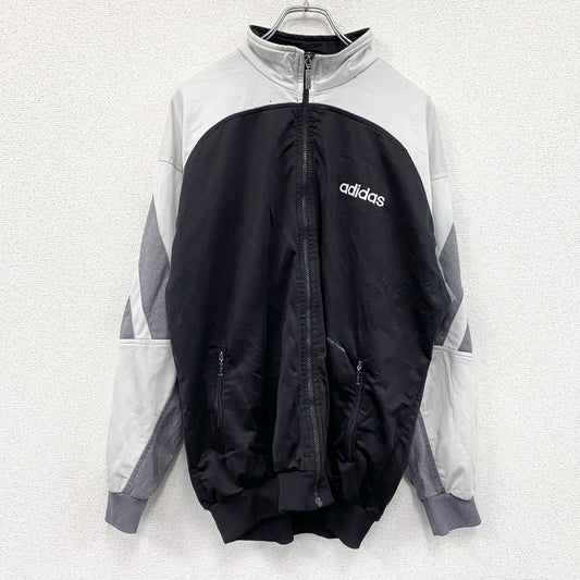 90s　adidas　アディダス　トラックジャケット/ジャージ　ヴィンテージ　黒　ブラック　Lサイズ