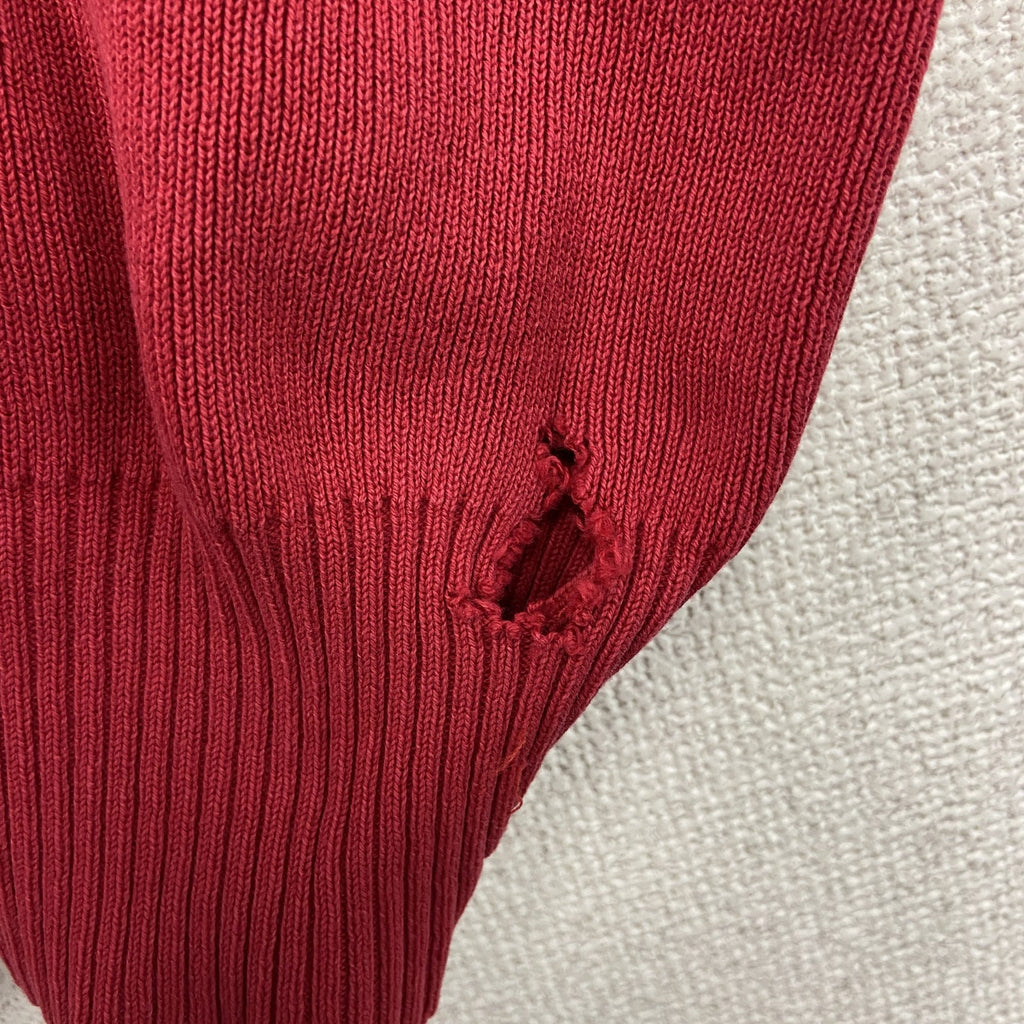 90s　NIKE　ナイキ　コットンニットベスト　ヴィンテージ　赤　レッド　XLサイズ