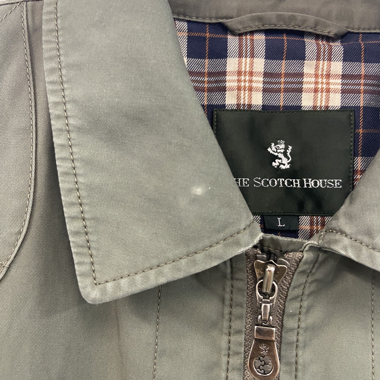 THE SCOTCH HOUSE　ザ・スコッチハウス　ハンティングジャケット　カーキグリーン　Lサイズ