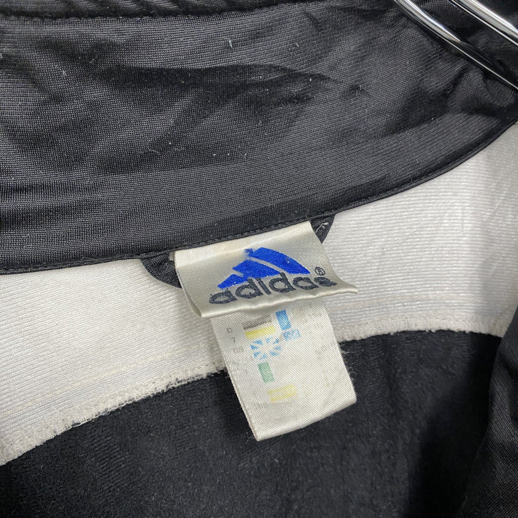 90s　adidas　アディダス　トラックジャケット/ジャージ　ヴィンテージ　黒　ブラック　Lサイズ