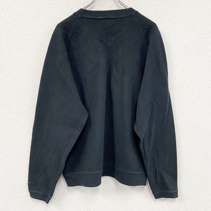 00s　NIKE　ナイキ　コットンニットセーター　ヴィンテージ　黒　ブラック　Lサイズ