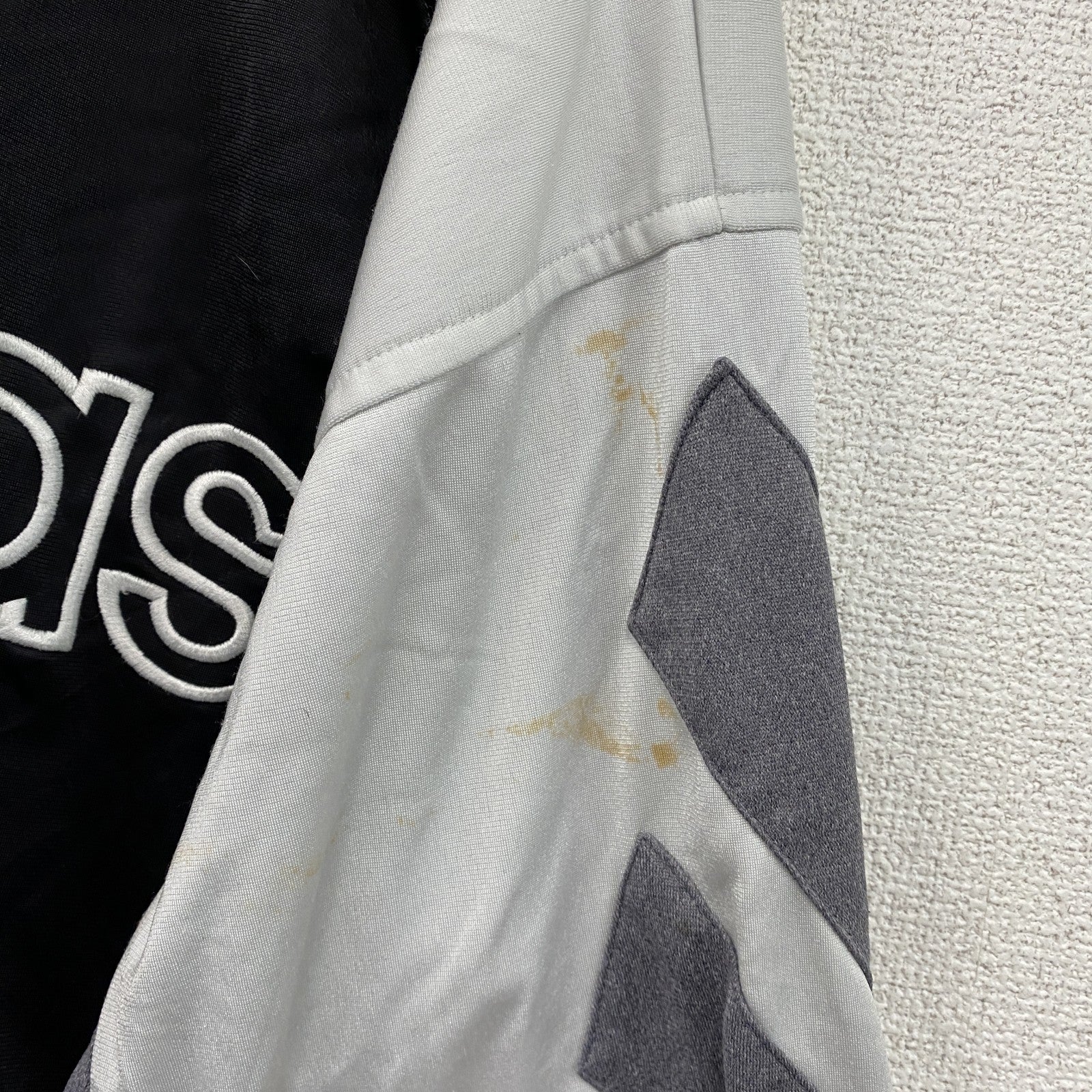 90s　adidas　アディダス　トラックジャケット/ジャージ　ヴィンテージ　黒　ブラック　Lサイズ