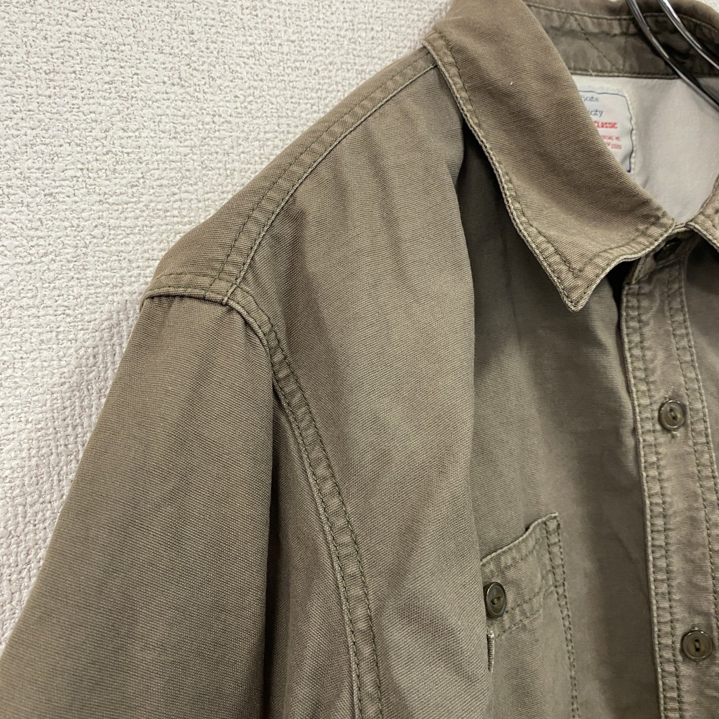 AVIREX　アヴィレックス　長袖シャツ　カーキ　Lサイズ