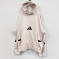 adidas　アディダス　Z.N.E.　フード付きスウェットシャツ　スウェットパーカー/フーディー　ピンク　Lサイズ