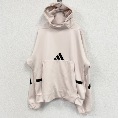 adidas　アディダス　Z.N.E.　フード付きスウェットシャツ　スウェットパーカー/フーディー　ピンク　Lサイズ