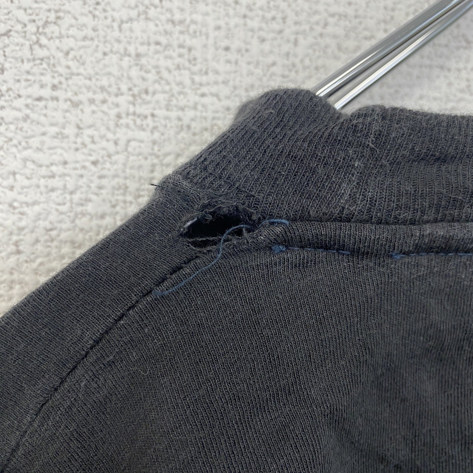 古着 used　半袖アニマルプリントTシャツ　レトロ　クルーネック　シングルステッチ　鷹　イーグル　黒　ブラック　XLサイズ
