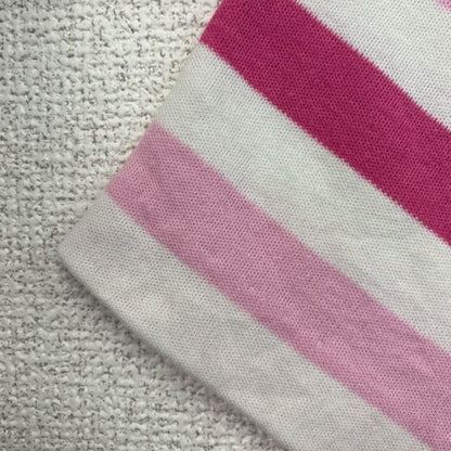 古着 used　半袖プリントTシャツ　レトロデザイン　クルーネック　シングルステッチ　ヴィンテージ　ボーダー　バハマ　ピンク