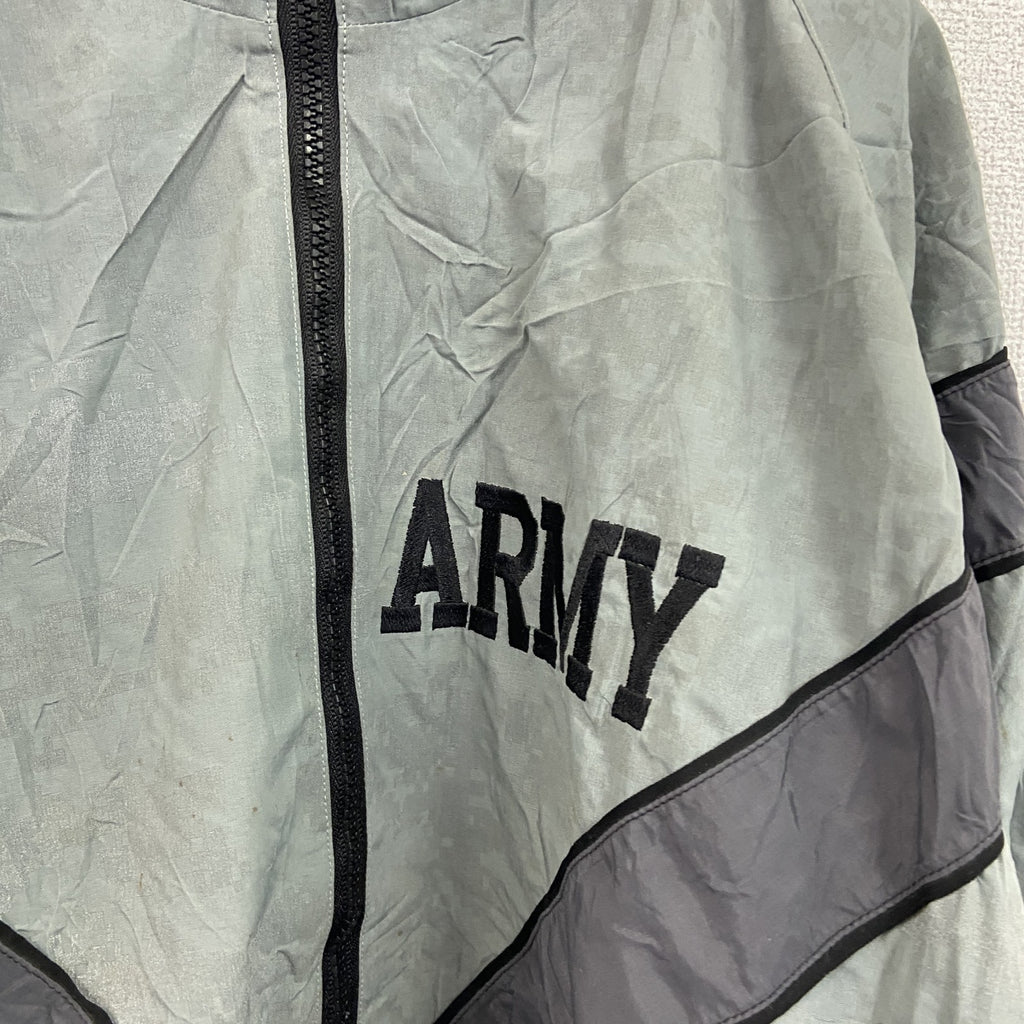 00s　米軍　U.S.ARMY　IPFU　トレーニングジャケット　ナイロンジャケット　デジカモ　灰色　グレー　Lサイズ