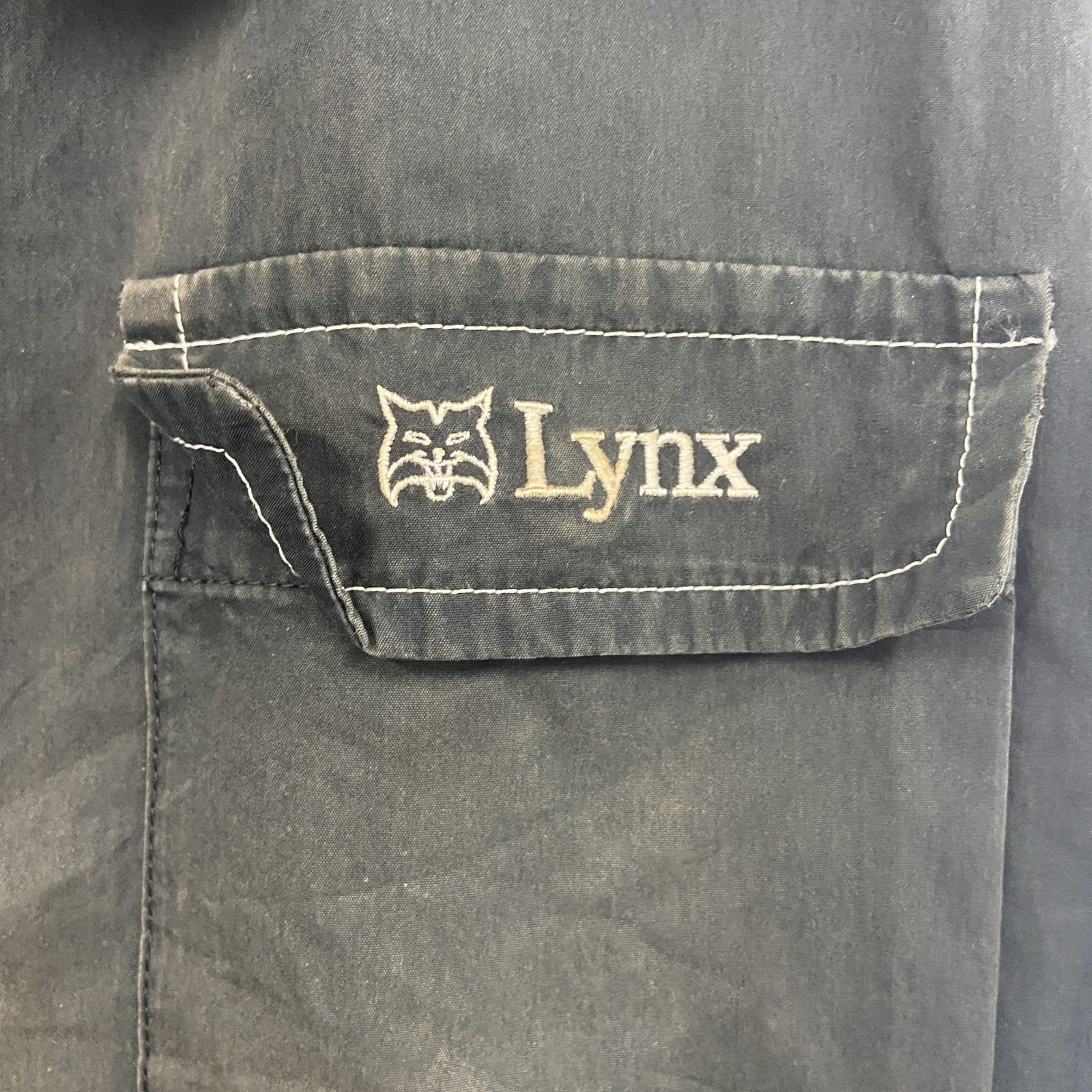 Lynx　リンクス　フルジップジャケット　カバーオール　フェード　黒　ブラック　Lサイズ