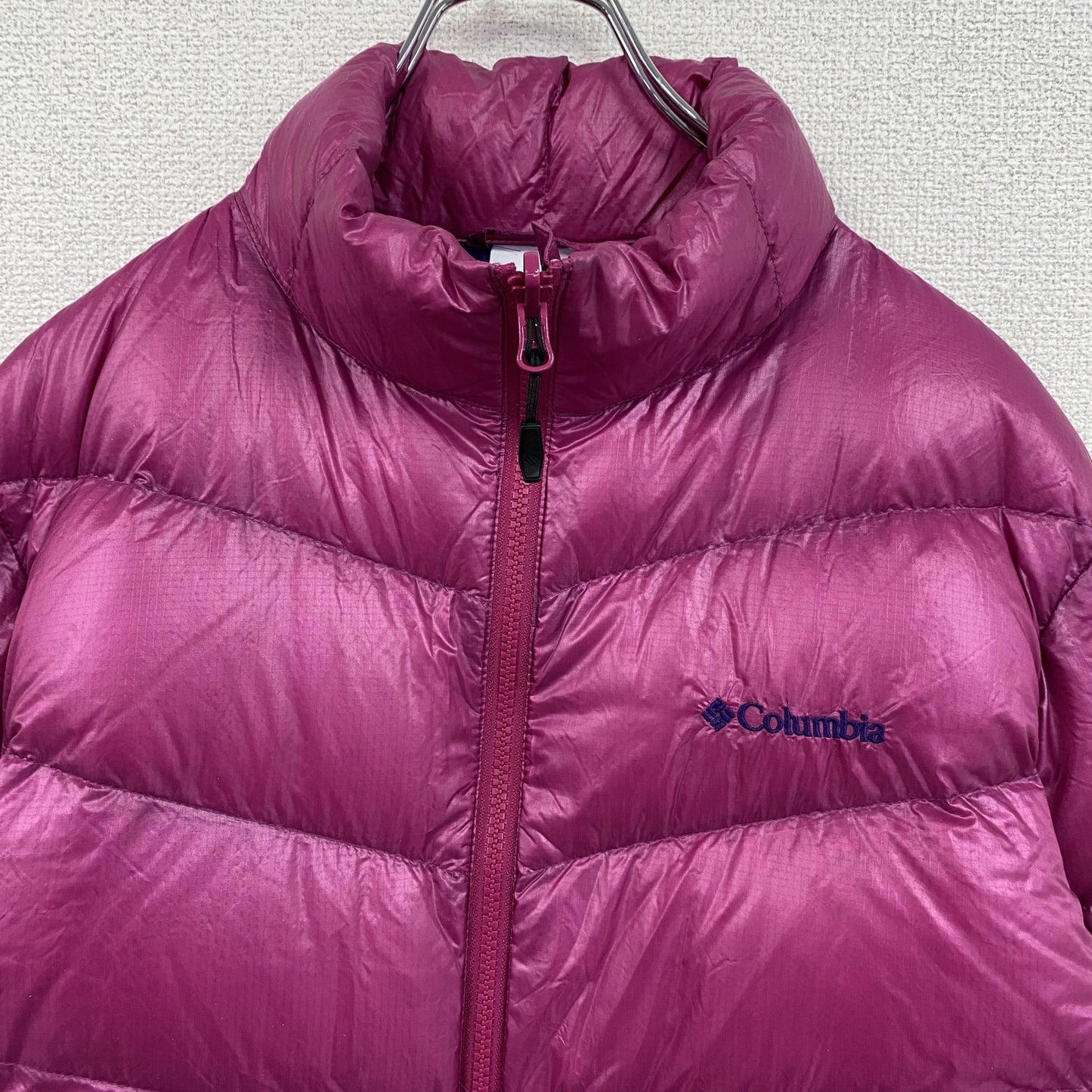 Columbia　コロンビア　ダウンジャケット　ダウン90%　ピンク　XLサイズ