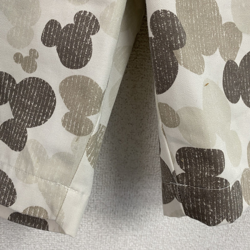 Disney　ディズニー　ハーフパンツ/ショートパンツ　総柄　茶色　ブラウン　Lサイズ