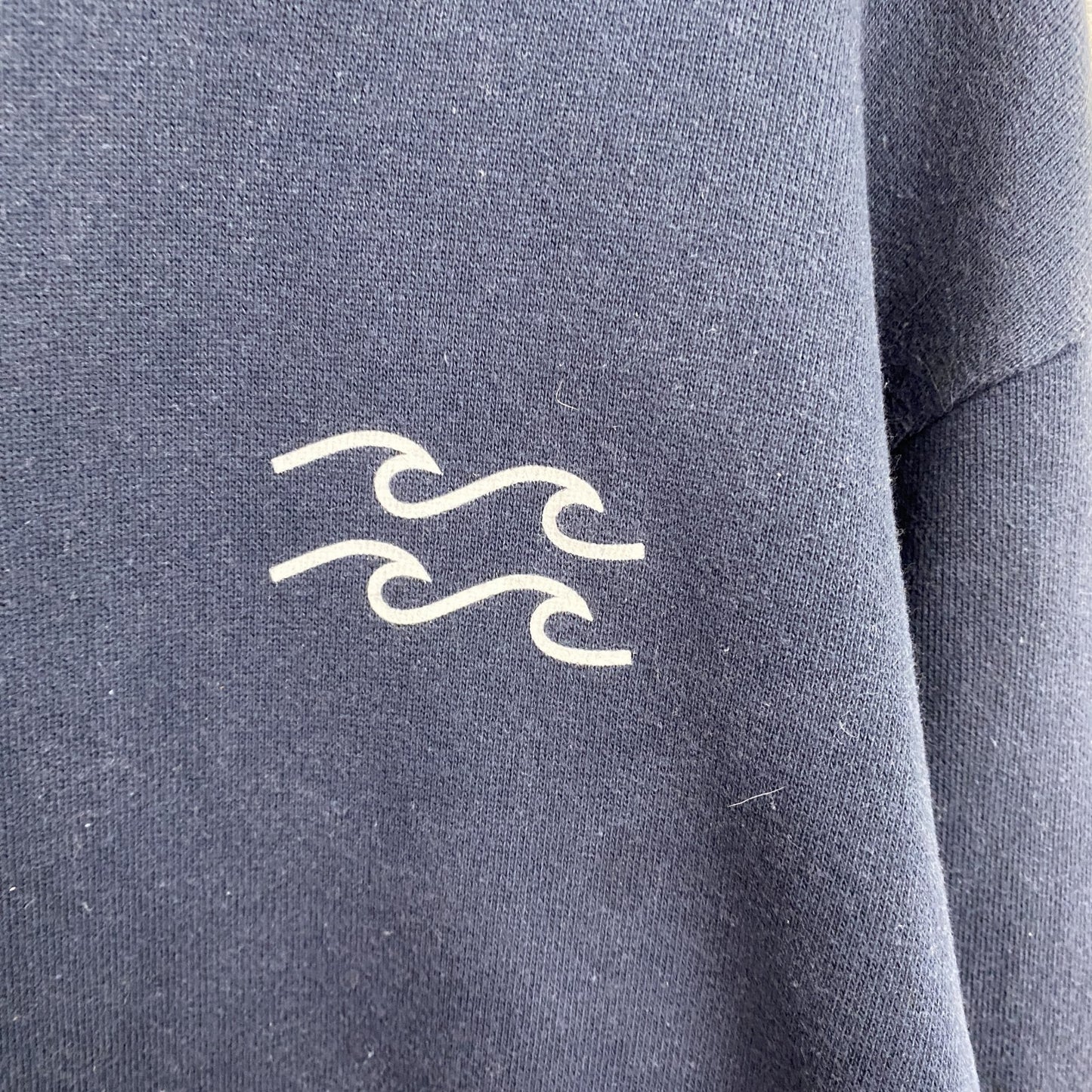BILLABONG　ビラボン　スウェットパーカー/フーディー　紺　ネイビー　Lサイズ