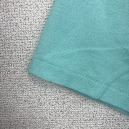 古着 used　Hanes　半袖プリントTシャツ　犬　アニマル　シングルステッチ　レトロ　クルーネック　ライトブルー　XLサイズ